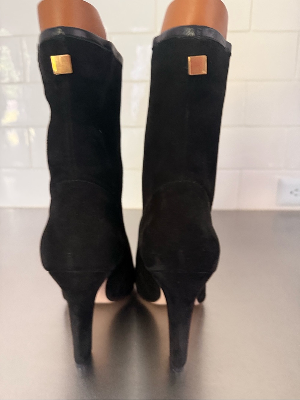 Stuart Weitzman Black suede boots size 10
NWOT